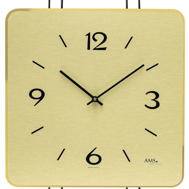 アームス ◇AMS 9691◇真鍮文字盤掛け時計◇クォーツムーブメント◇ 42