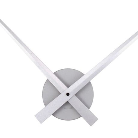 カールソン◆KARLSSON  KA450055◆ロングハンズクロック(シルバー76cm)◆Karlsson Little Big Time Clock