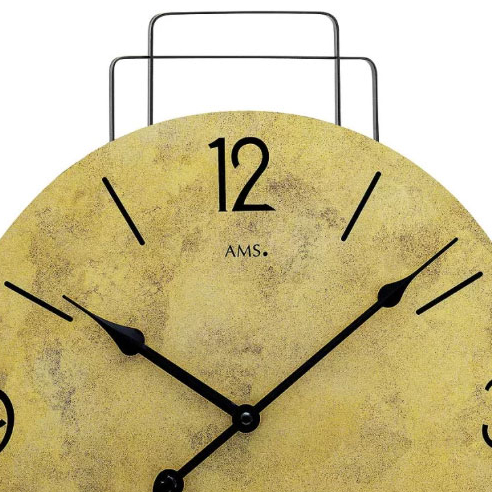 アームス ◇AMS 9689◇真鍮文字盤◇クォーツムーブメント◇46 x 35 x 5