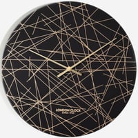ロンドンクロック◆LONDON CLOCK 01287◆幾何学模様の壁掛け時計◆クォーツムーブメント