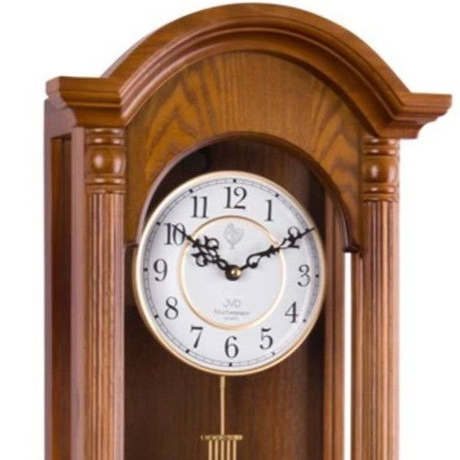 JVD◇N20123 / 11◇クラシック壁掛け時計、振り子時計◇オークブラウン