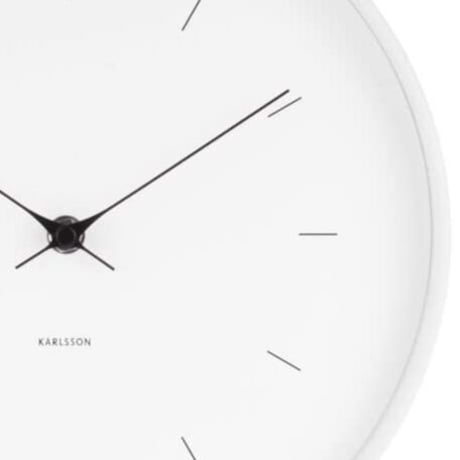 カールソン◆KARLSSON KA5708WH◆バタフライハンド 掛け時計(白)◆27.5㎝◆BOXTEL＆BUIJS