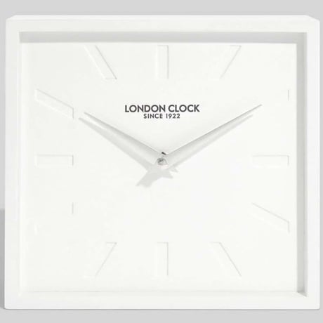 ロンドンクロック◆LONDON CLOCK 3145◆白いシンプル壁掛け時計◆London Clock Company