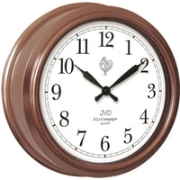 JVD◆TS1238.3◆ウォールクロック、壁掛け時計◆Rosegold◆チェコ共和国、東欧時計