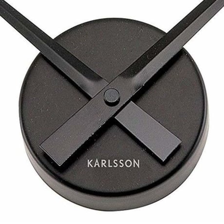 カールソン◆KARLSSON  KA4348BK◆ロングハンズクロック(44cm)◆Little Big Time