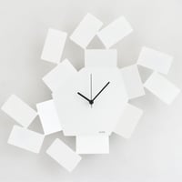アレッシィ◆ALESSI MT19 W ◆La Stanza dello Scirocco アナログ 掛け時計/ホワイト◆マリオ・トリマルキ