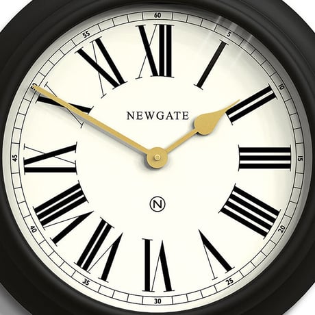 ニューゲート◆Newgate CHOC737CK◆チョコレートショップ掛け時計◆ケイブブラック◆Ø50cm
