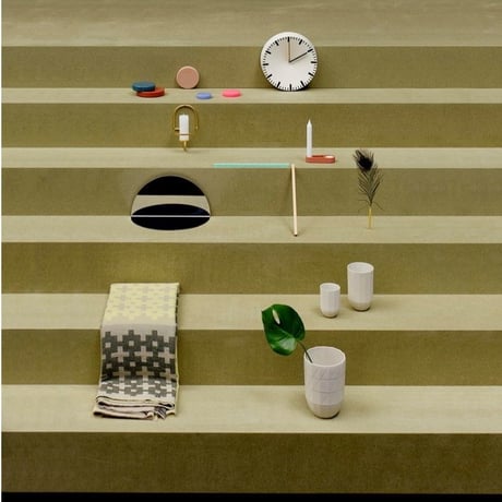 Hay◆Shane Schneck◆アナログ掛け時計 (ライトイエロー)◆シェーンシュネック、北欧