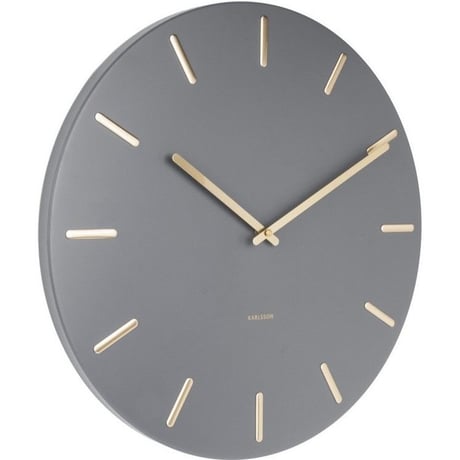カールソン◆KARLSSON KA5716GY◆チャームウォールクロック(グレー)◆45cm◆Charm Wall Clock