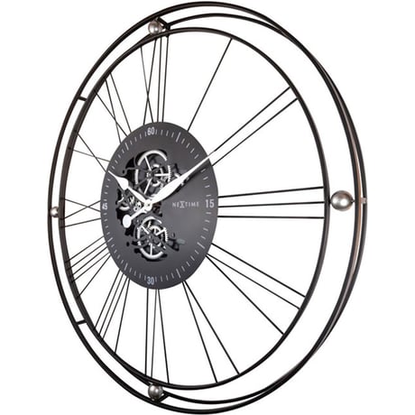 NEXTIME◆NEXT 3260ZI ◆ローマンギア掛け時計◆Ø90.5cm(特大サイズ)◆ROMAN GEAR