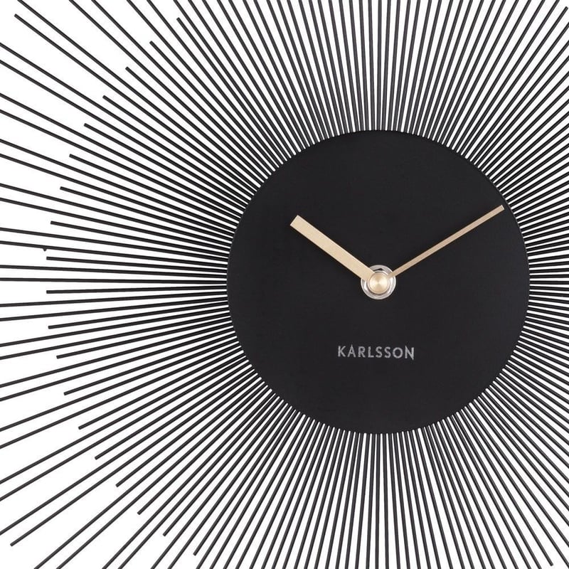 【超稀少】【完売】美品　KARLSSON カールソン　壁掛け時計　ブラック カールソン◇KARLSSON KA5716BK◇シンプルウォールクロック
