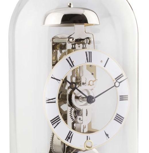 ヘルムレ◇Hermle 23019-740791◇ガラスドーム 置き時計◇ドイツ製手