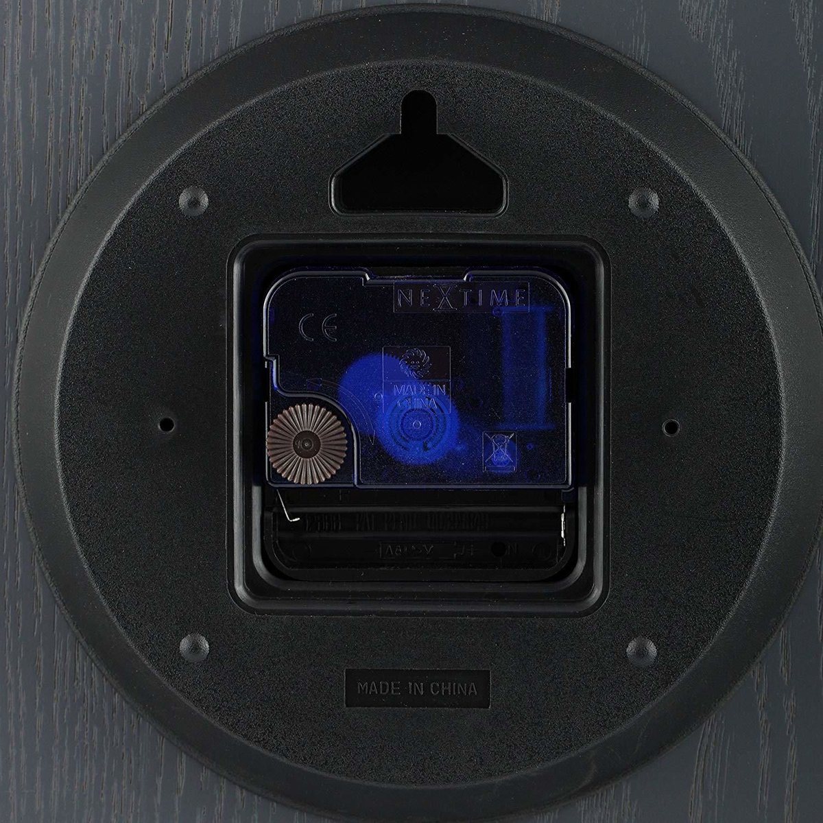 NEXTIME◇NEXT 3096GS◇ウッドウッドミディアム壁掛け時計(グレー)◇ø 3