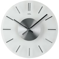 アームス ◇AMS 9652◇デザイン掛け時計◇放射線と人口宝石（シルバー