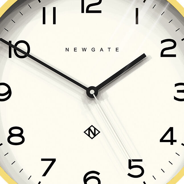 ニューゲート◇Newgate NUMTHR129CHY◇イエロー掛け時計 (37