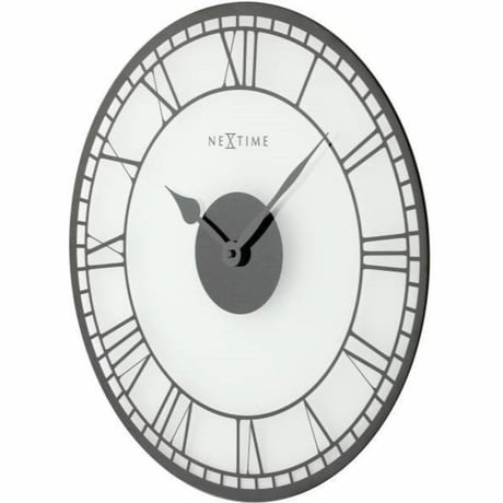 NEXTIME◆NEXT  8146◆"BIG BEN"ビッグベン 掛け時計◆43 cm◆すりガラス製 壁時計