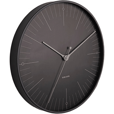 カールソン◆KARLSSON  KA5769BK◆デザイン掛け時計(40cm)◆ブラック◆BOXTEL＆BUIJS
