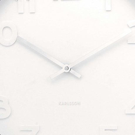 カールソン◆KARLSSON KA4381◆ミスターホワイト 掛け時計(51cm)◆Mr White Numbers Wall Clock