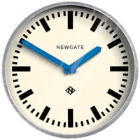 ニューゲート◆Newgate LUGG667GALBL◆青い針の掛け時計 (30㎝)◆The Luggage Galvanised Wall Clock