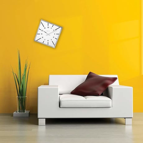NEXTIME◆NEXT 8176WI◆オフバランス・壁掛け時計◆47 x 45,1 x 6,4 cm◆Off Balance