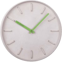 JVD◆JVD HB23.6◆シンプルデザインクロック、壁掛け時計◆黄緑のポインター◆チェコ共和国、東欧時計