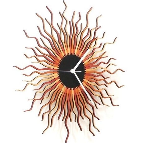 メデューサクロック◆ARD001.12.101◆デザイン掛け時計 (イエロー系)◆Medusa Wall Clock