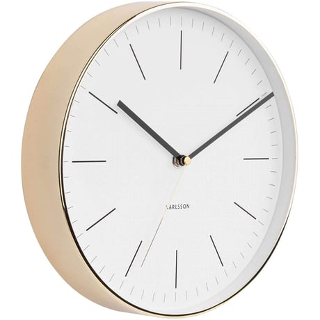 カールソン◆Karlsson KA5695WH◆ミニマル 壁掛け時計(27.5cm)◆白◆BOX32デザイン
