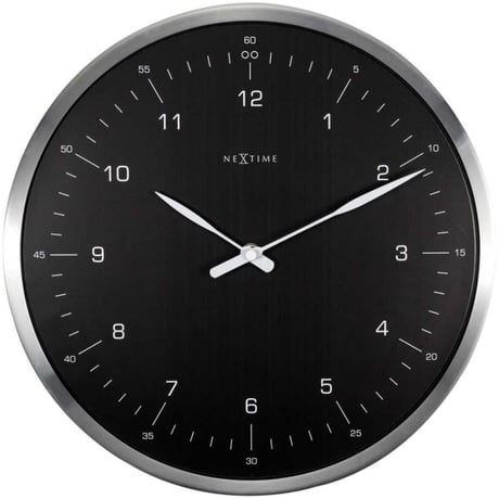 NEXTIME◆NEXT 3243ZW◆「60分」掛け時計◆Ø33cm◆60 minutes Wanduhr