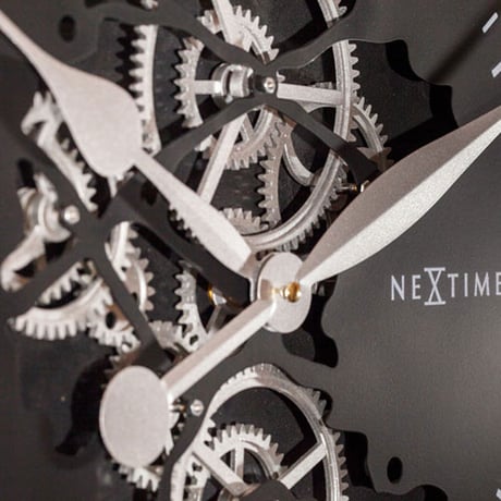 NEXTIME◆NEXT 3260ZI ◆ローマンギア掛け時計◆Ø90.5cm(特大サイズ)◆ROMAN GEAR