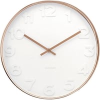 カールソン◆KARLSSON KA5587◆ミスターホワイト 掛け時計(51cm)◆Mr White Numbers Wall Clock