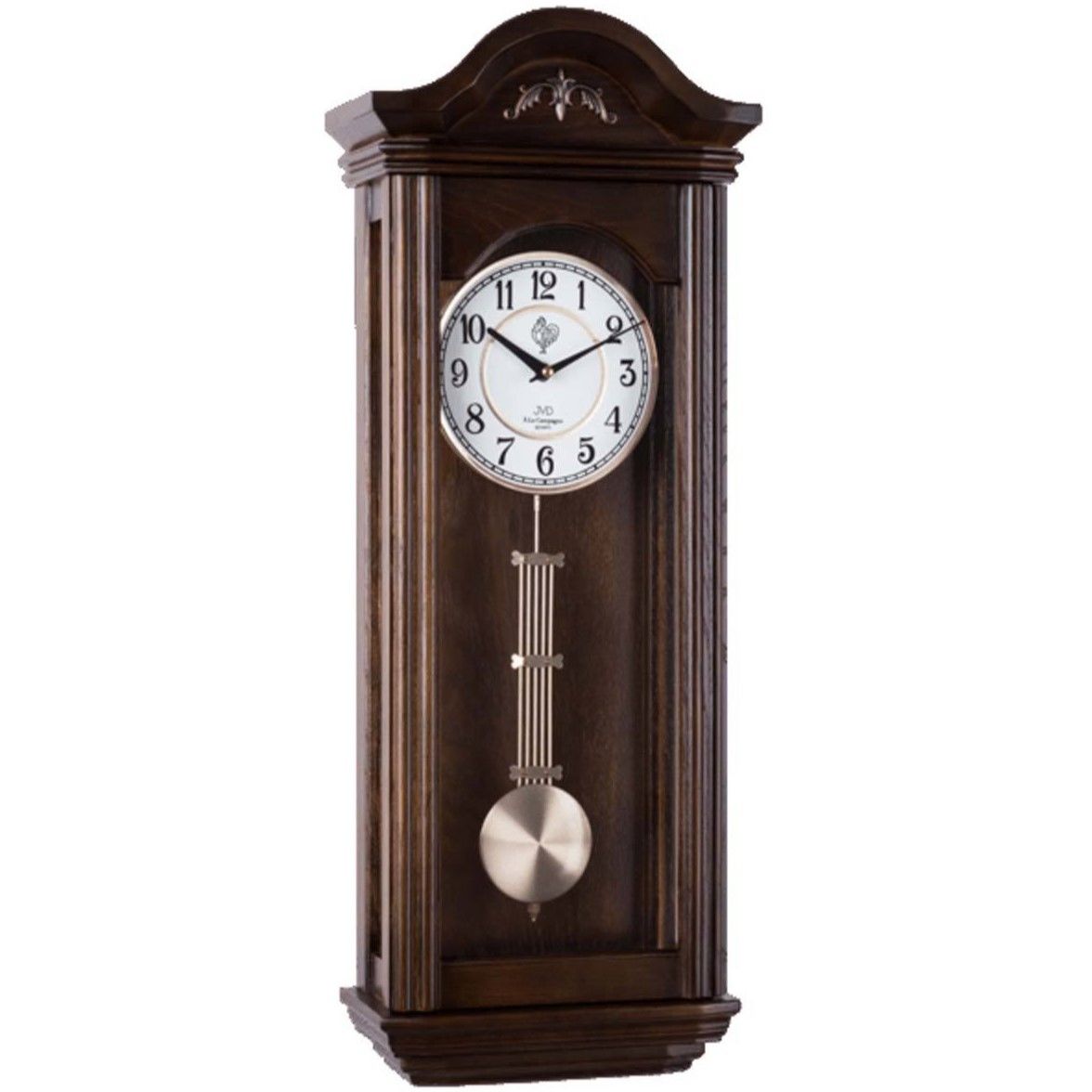 JVD◇N9360.3◇古典的な壁掛け時計、振り子時計◇ダークブラウン