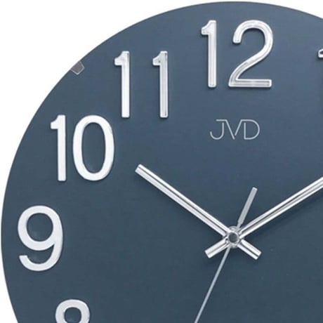 JVD◆HT98.1◆ウォールクロック、壁掛け時計◆ブルー◆チェコ共和国、東欧時計
