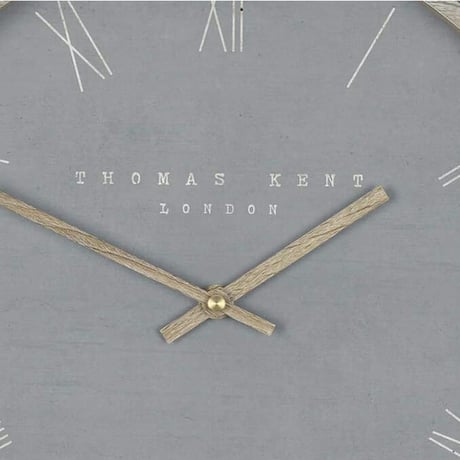 トーマスケント◆THOMAS KENT ◆‎ノルディックデザイン掛け時計◆セメントグレー◆約30cm