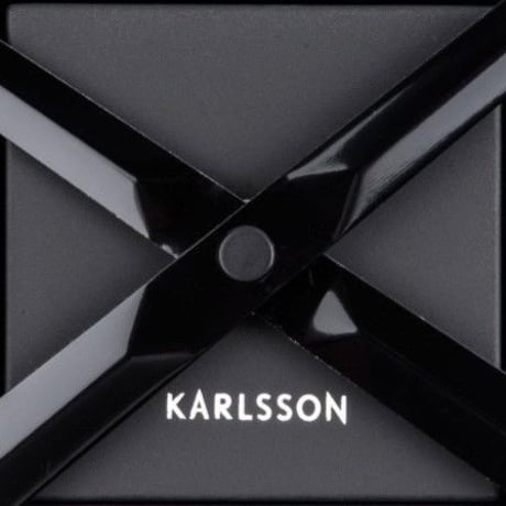 カールソン◆KARLSSON  KA5698BK◆キュービッククロック(ブラック)◆DIY Cubic Wall Clock