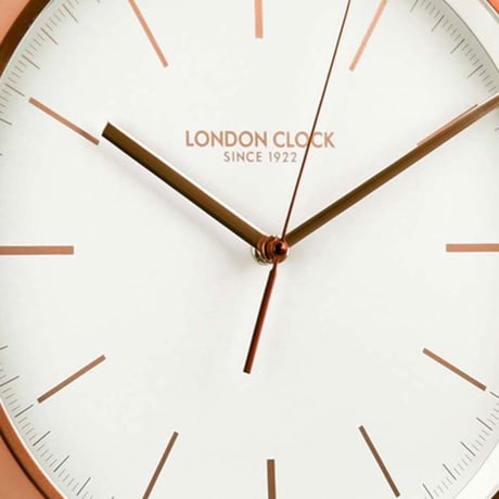 ロンドンクロック◆LONDON CLOCK 01102◆モダンウォールクロック(銅)◆クォーツムーブメント