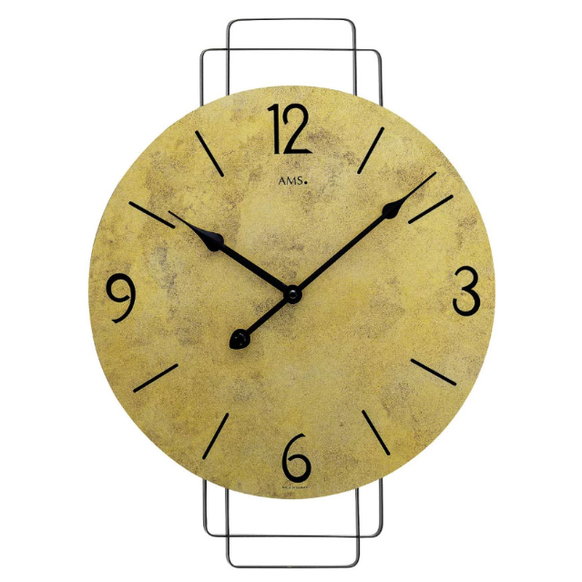 アームス ◇AMS 9689◇真鍮文字盤◇クォーツムーブメント◇46 x 35 x 5