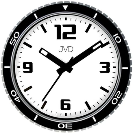 JVD◆HO296.1◆腕時計デザインクロック壁掛け時計◆直径29 cm◆チェコ共和国、東欧時計