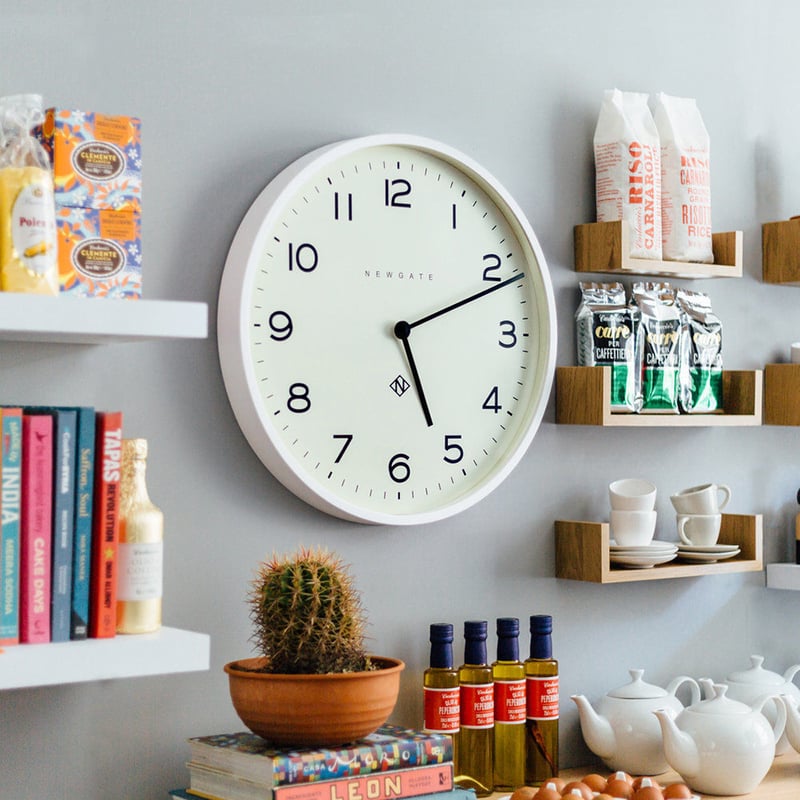 ニューゲート◇NUMONE149PW◇ナンバーワンエコークロック 大型掛け時計