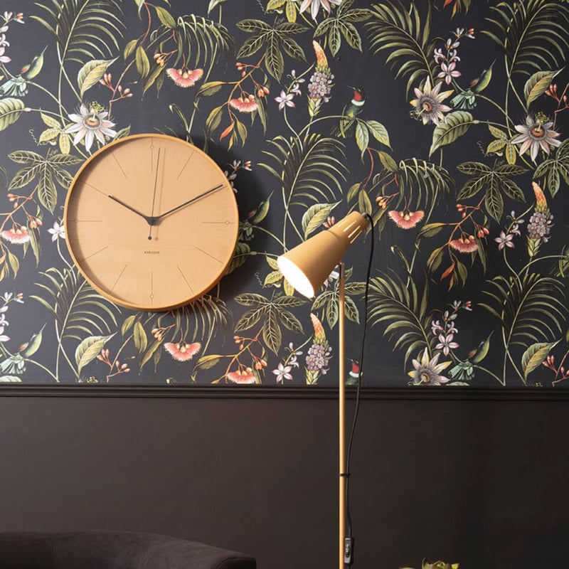 カールソン◇KARLSSON KA5769YE◇デザイン掛け時計(40cm)◇スチール