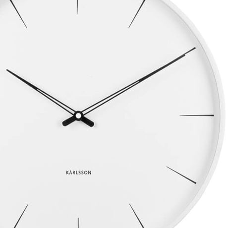 カールソン◆KARLSSON KA5834WH◆「LURE」 掛け時計(白)◆40㎝◆BOXTEL＆BUIJS
