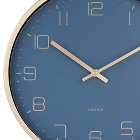 カールソン◆KARLSSON  KA5720BL◆デザイン掛け時計(30cm)◆ブルー◆アルマンドブリーベルド