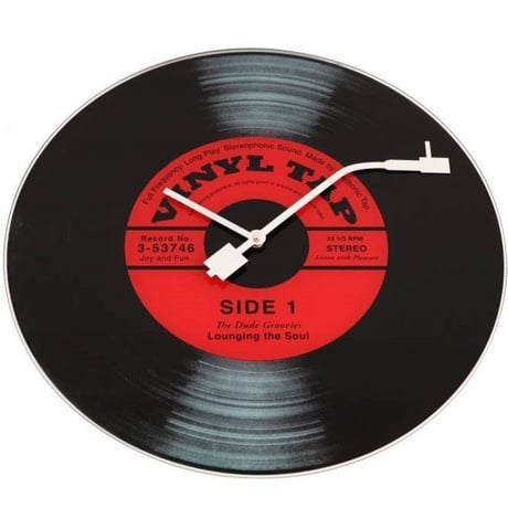 NEXTIME◆NEXT  8141◆"Vinyl Tap" ビニールタップ掛け時計◆43 cm◆Schallplatten-Design
