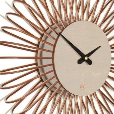 FARBFLUT DESIGN◆CIRCULO サーキュロS◆デザイナーの壁掛け時計◆33 cm◆トープ