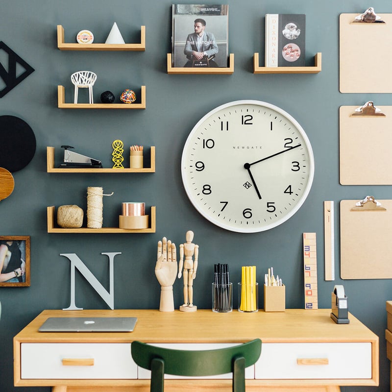 ニューゲート◇NUMONE149PW◇ナンバーワンエコークロック 大型掛け時計