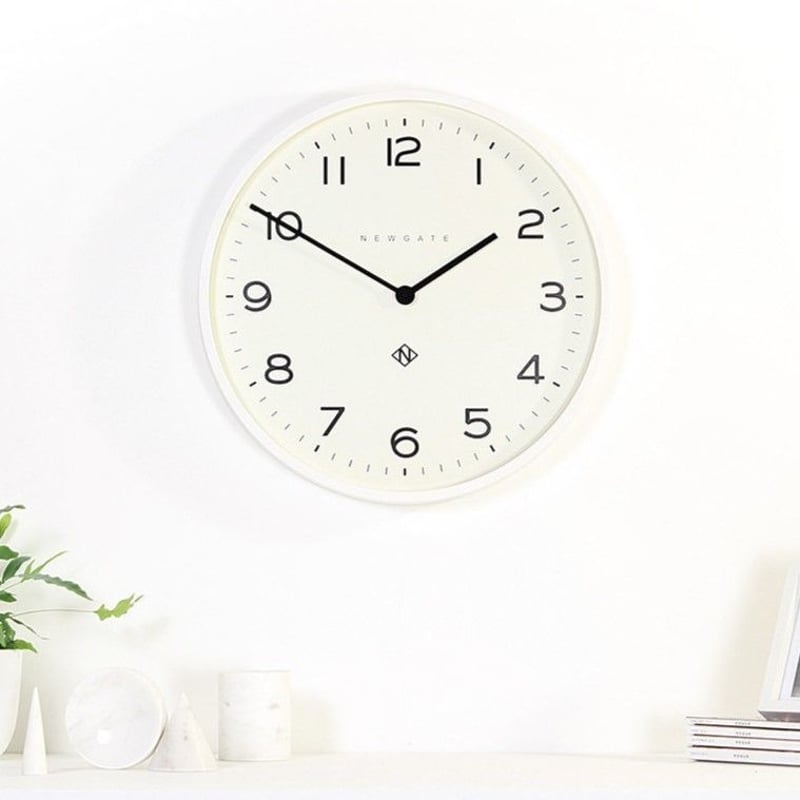 ニューゲート◇NUMONE149PW◇ナンバーワンエコークロック 大型掛け時計