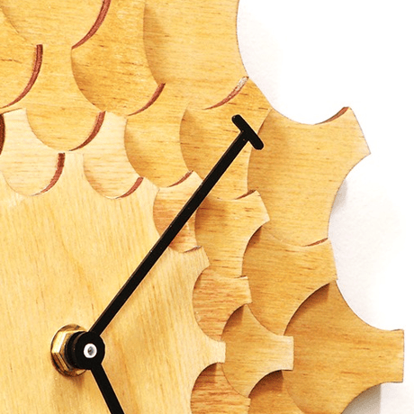 ARDEOLA◆ARD001.01.001◆歯車の壁時計・デザイン掛け時計 (ナチュラル)◆Cogwheel Wall Clock  のコピー