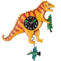 アレン デザイン スタジオ◇P1306◇消防車と犬の消防士/ 振り子時計