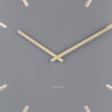 カールソン◆KARLSSON KA5716GY◆チャームウォールクロック(グレー)◆45cm◆Charm Wall Clock