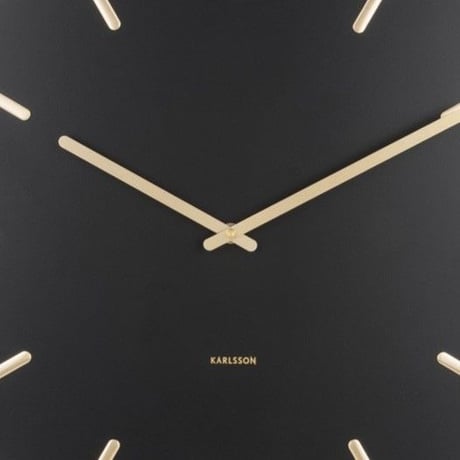 カールソン◆KARLSSON KA5716BK◆シンプルウォールクロック(ブラック)◆45cm◆Charm Wall Clock