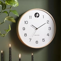 カールソン◆KARLSSON KA5886WH◆ナチュラルカッコー掛け時計(ホワイト)◆31.5cm